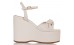 Sante off white πλατφόρμα με διακοσμητικό κόμπο 23-151 Πλατφόρμες